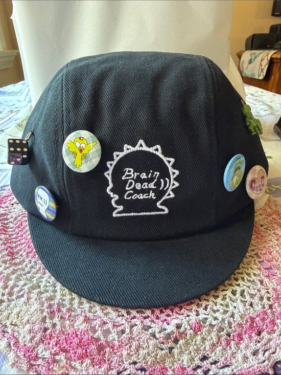 Coach Other - 🧢🧠🧢 Coach Brain Dead Biker Pin Hat 🧢🧠🧢 NWT 🧢🧠🧢